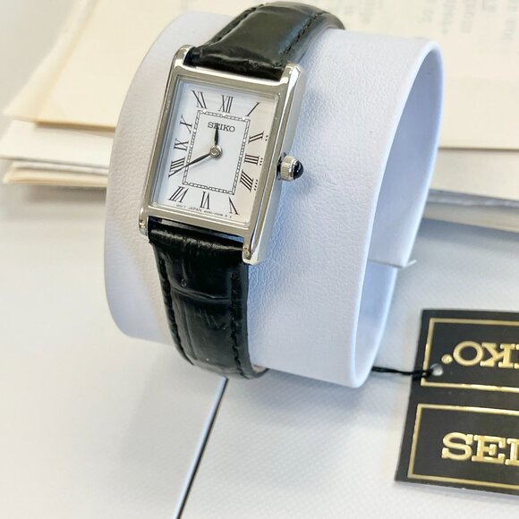 Seiko Women's Watch Stainless Steel Leather Strap - Picture 2 of 7